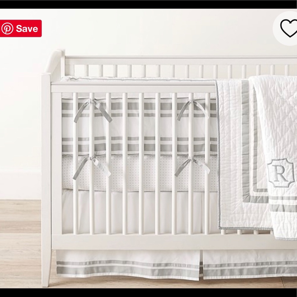 Pottery Barn Kids Harper Crib Skirt